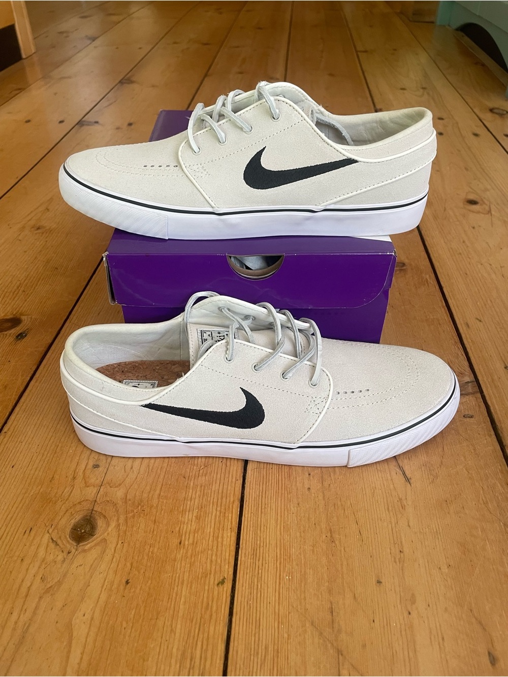 Nike SB Zoom Stefan Janoski Skate Sneakers in Beige